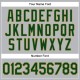 Custom Gray Green Pinstripe Old Gold Authentic rugby Jersey Custom Gray Green Pinstripe Old Gold Authentic rugby Jersey