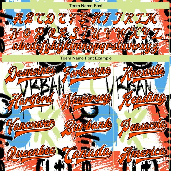 Custom Graffiti Pattern Orange-Black Abstract Grunge Art 3D Bomber Full-Snap Varsity Letterman Jacket Custom Graffiti Pattern Orange-Black Abstract Grunge Art 3D Bomber Full-Snap Varsity Letterman Jacket