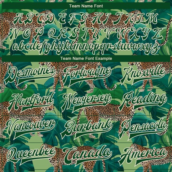 Custom Green Green-Cream Tropical Tiger With Palms 3D Pattern Design Bomber Full-Snap Varsity Letterman Jacket Custom Green Green-Cream Tropical Tiger With Palms 3D Pattern Design Bomber Full-Snap Varsity Letterman Jacket
