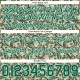 Custom Green Kelly Green-White 3D Pattern Design Dollar Authentic Shorts Custom Green Kelly Green-White 3D Pattern Design Dollar Authentic Shorts