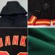 Custom Green Old Gold-Black Bomber Full-Snap Varsity Letterman Hoodie Jacket Custom Green Old Gold-Black Bomber Full-Snap Varsity Letterman Hoodie Jacket