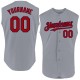 Custom Gray Red-Navy Authentic Sleeveless rugby Jersey Custom Gray Red-Navy Authentic Sleeveless rugby Jersey