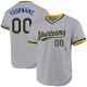 Custom Gray Royal-Gold Authentic Throwback rugby Jersey Custom Gray Royal-Gold Authentic Throwback rugby Jersey