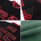 Custom Green Red-Cream Bomber Full-Snap Varsity Letterman Jacket Custom Green Red-Cream Bomber Full-Snap Varsity Letterman Jacket
