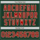 Custom Green Red-Cream Bomber Full-Snap Varsity Letterman Jacket Custom Green Red-Cream Bomber Full-Snap Varsity Letterman Jacket