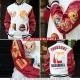 Custom Green Red-Gold Christmas 3D Bomber Full-Snap Varsity Letterman Jacket Custom Green Red-Gold Christmas 3D Bomber Full-Snap Varsity Letterman Jacket