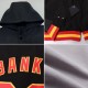 Custom Gray Royal-Red Bomber Full-Snap Varsity Letterman Hoodie Jacket Custom Gray Royal-Red Bomber Full-Snap Varsity Letterman Hoodie Jacket