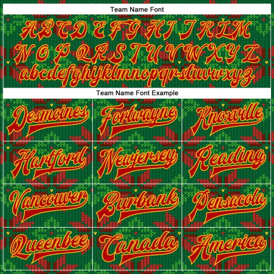Custom Green Red-Gold Christmas 3D Bomber Full-Snap Varsity Letterman Jacket Custom Green Red-Gold Christmas 3D Bomber Full-Snap Varsity Letterman Jacket