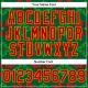 Custom Green Red-Gold Christmas 3D Bomber Full-Snap Varsity Letterman Jacket Custom Green Red-Gold Christmas 3D Bomber Full-Snap Varsity Letterman Jacket