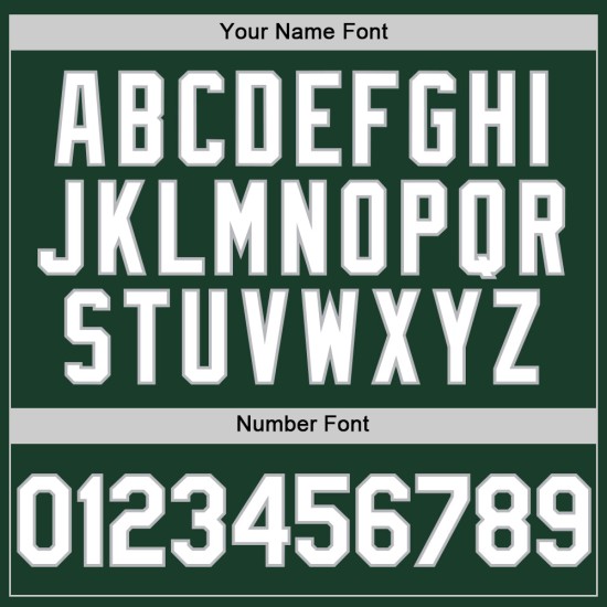 Custom Green White-Gray Authentic Sleeveless rugby Jersey Custom Green White-Gray Authentic Sleeveless rugby Jersey