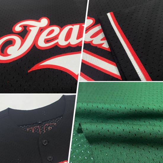 Custom Green White-Old Gold Mesh Authentic Throwback rugby Jersey Custom Green White-Old Gold Mesh Authentic Throwback rugby Jersey