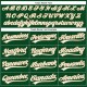 Custom Green White-Old Gold Performance Vapor Golf Polo Shirt Custom Green White-Old Gold Performance Vapor Golf Polo Shirt