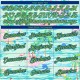 Custom Lakes Blue Neon Green-Navy 3D Pattern Design Beach Hawaii Palm Trees And Flamingo Performance T-Shirt Custom Lakes Blue Neon Green-Navy 3D Pattern Design Beach Hawaii Palm Trees And Flamingo Performance T-Shirt