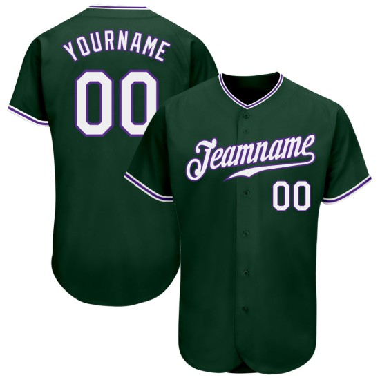 Custom Green White-Purple Authentic rugby Jersey Custom Green White-Purple Authentic rugby Jersey