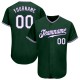 Custom Green White-Purple Authentic rugby Jersey Custom Green White-Purple Authentic rugby Jersey