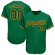 Custom Kelly Green Black-Gold Authentic rugby Jersey Custom Kelly Green Black-Gold Authentic rugby Jersey