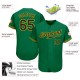 Custom Kelly Green Black-Gold Authentic rugby Jersey Custom Kelly Green Black-Gold Authentic rugby Jersey