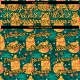Custom Kelly Green Gold-Black 3D Pattern Design Abstract Doodle Performance T-Shirt Custom Kelly Green Gold-Black 3D Pattern Design Abstract Doodle Performance T-Shirt