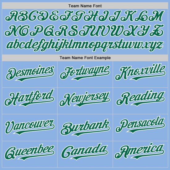 Custom Light Blue Kelly Green-White Line Authentic rugby Jersey Custom Light Blue Kelly Green-White Line Authentic rugby Jersey