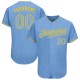 Custom Light Blue Light Blue-Gold Authentic rugby Jersey Custom Light Blue Light Blue-Gold Authentic rugby Jersey