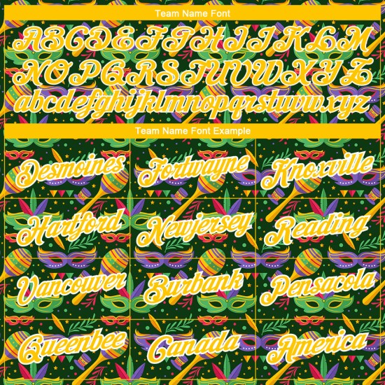 Custom Kelly Green Yellow-White 3D Pattern Design Holiday Party Mask Performance T-Shirt Custom Kelly Green Yellow-White 3D Pattern Design Holiday Party Mask Performance T-Shirt