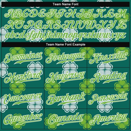 Custom Kelly Green Neon Green-White 3D Pattern Design Authentic St. Patrick’s Day rugby Jersey Custom Kelly Green Neon Green-White 3D Pattern Design Authentic St. Patrick’s Day rugby Jersey