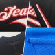 Custom Light Blue Orange-Black Mesh Authentic Throwback rugby Jersey Custom Light Blue Orange-Black Mesh Authentic Throwback rugby Jersey
