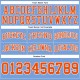 Custom Light Blue Orange-White Authentic Throwback Shorts Custom Light Blue Orange-White Authentic Throwback Shorts