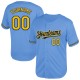 Custom Light Blue Yellow-Navy Mesh Authentic Throwback rugby Jersey Custom Light Blue Yellow-Navy Mesh Authentic Throwback rugby Jersey
