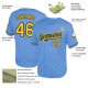 Custom Light Blue Yellow-Navy Mesh Authentic Throwback rugby Jersey Custom Light Blue Yellow-Navy Mesh Authentic Throwback rugby Jersey