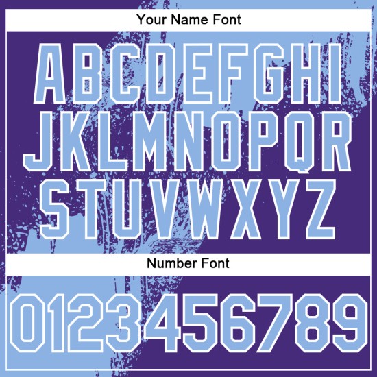 Custom Light Blue Purple-White 3D Pattern Design Abstract Brush Stroke Authentic rugby Jersey Custom Light Blue Purple-White 3D Pattern Design Abstract Brush Stroke Authentic rugby Jersey