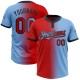 Custom Light Blue Red-Black Gradient Fashion Two-Button Unisex Jersey Custom Light Blue Red-Black Gradient Fashion Two-Button Unisex Jersey