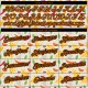 Custom Light Gray Texas Orange-Black 3D Pattern Design Food Pizza Performance T-Shirt Custom Light Gray Texas Orange-Black 3D Pattern Design Food Pizza Performance T-Shirt