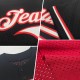 Custom Maroon Black-White Mesh Authentic Throwback rugby Jersey Custom Maroon Black-White Mesh Authentic Throwback rugby Jersey