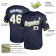 Custom Navy Light Blue-Yellow Mesh Authentic Throwback rugby Jersey Custom Navy Light Blue-Yellow Mesh Authentic Throwback rugby Jersey