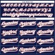 Custom Navy Red Pinstripe White-Gray Authentic rugby Jersey Custom Navy Red Pinstripe White-Gray Authentic rugby Jersey
