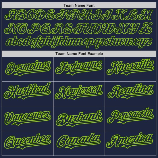 Custom Navy Neon Green Pinstripe Neon Green Two-Button Unisex Jersey Custom Navy Neon Green Pinstripe Neon Green Two-Button Unisex Jersey