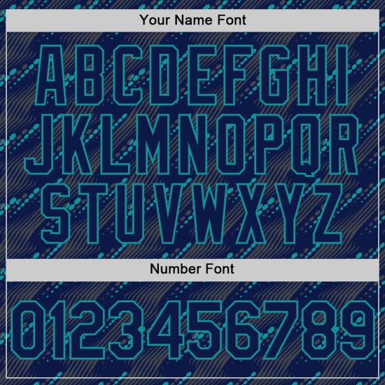 Custom Navy Teal 3D Pattern Design Slant Lines Authentic rugby Jersey Custom Navy Teal 3D Pattern Design Slant Lines Authentic rugby Jersey