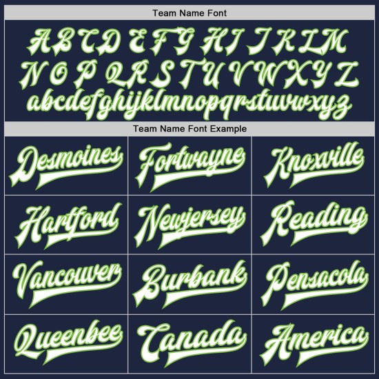 Custom Navy Neon Green-Gray Bomber Full-Snap Varsity Letterman Split Fashion Jacket Custom Navy Neon Green-Gray Bomber Full-Snap Varsity Letterman Split Fashion Jacket