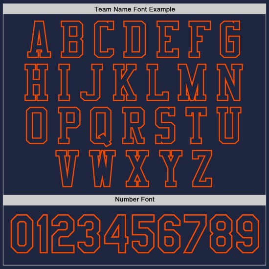 Custom Navy Orange Bomber Full-Snap Varsity Letterman Jacket Custom Navy Orange Bomber Full-Snap Varsity Letterman Jacket