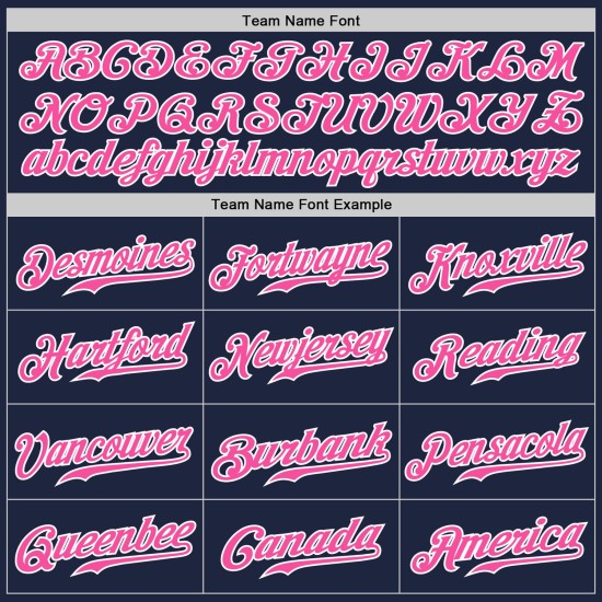 Custom Navy White Pinstripe Pink-White Authentic rugby Jersey Custom Navy White Pinstripe Pink-White Authentic rugby Jersey