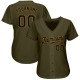 Custom Olive Black-Old Gold Authentic Salute To Service rugby Jersey Custom Olive Black-Old Gold Authentic Salute To Service rugby Jersey
