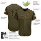 Custom Olive Black-Old Gold Authentic Salute To Service rugby Jersey Custom Olive Black-Old Gold Authentic Salute To Service rugby Jersey