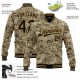 Custom Olive Black-Old Gold Military Badge 3D Pattern Design Bomber Full-Snap Varsity Letterman Salute To Service Jacket Custom Olive Black-Old Gold Military Badge 3D Pattern Design Bomber Full-Snap Varsity Letterman Salute To Service Jacket