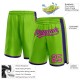 Custom Neon Green Pink-Navy Authentic Shorts Custom Neon Green Pink-Navy Authentic Shorts