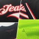 Custom Neon Green Red Mesh Authentic Throwback rugby Jersey Custom Neon Green Red Mesh Authentic Throwback rugby Jersey