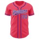 Custom Neon Pink Purple-White Authentic rugby Jersey Custom Neon Pink Purple-White Authentic rugby Jersey