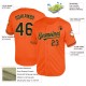 Custom Orange Black-Old Gold Mesh Authentic Throwback rugby Jersey Custom Orange Black-Old Gold Mesh Authentic Throwback rugby Jersey