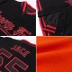 Custom Orange Black-White Bomber Full-Snap Varsity Letterman Two Tone Jacket Custom Orange Black-White Bomber Full-Snap Varsity Letterman Two Tone Jacket