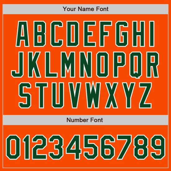 Custom Orange Green-White Authentic rugby Jersey Custom Orange Green-White Authentic rugby Jersey